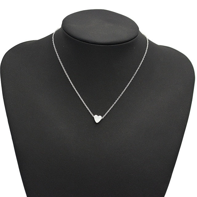 Heart Love Simple Necklace - Bean Concept - Etsy