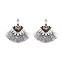Bohemian Tassel Dangle Drop Earrings - Bean Concept - Etsy