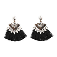 Bohemian Tassel Dangle Drop Earrings - Bean Concept - Etsy