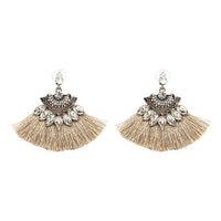 Bohemian Tassel Dangle Drop Earrings - Bean Concept - Etsy