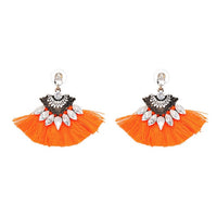 Bohemian Tassel Dangle Drop Earrings - Bean Concept - Etsy