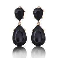 Crystal Gem Statement Earrings - Bean Concept - Etsy