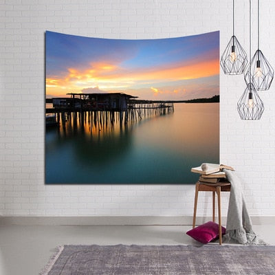 Lantern Night Wall Tapestry - Bean Concept - Etsy