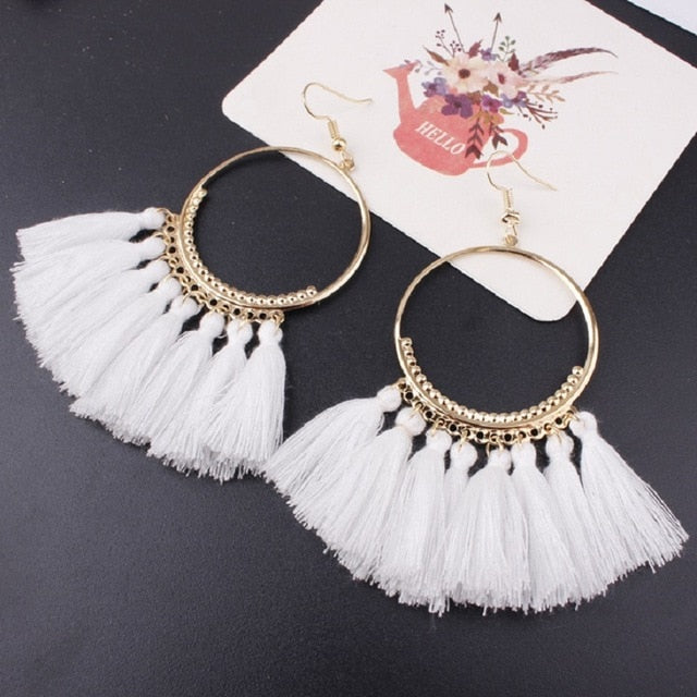 Ethnic Big Earrings - Bean Concept - Etsy
