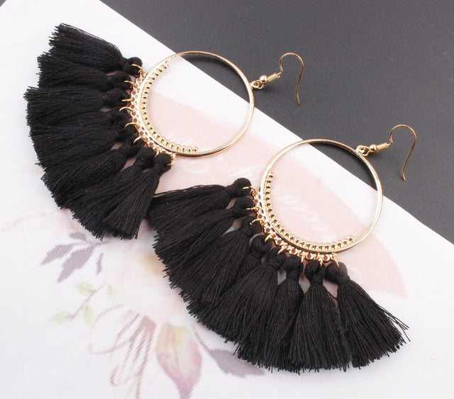 Ethnic Big Earrings - Bean Concept - Etsy