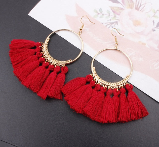Ethnic Big Earrings - Bean Concept - Etsy