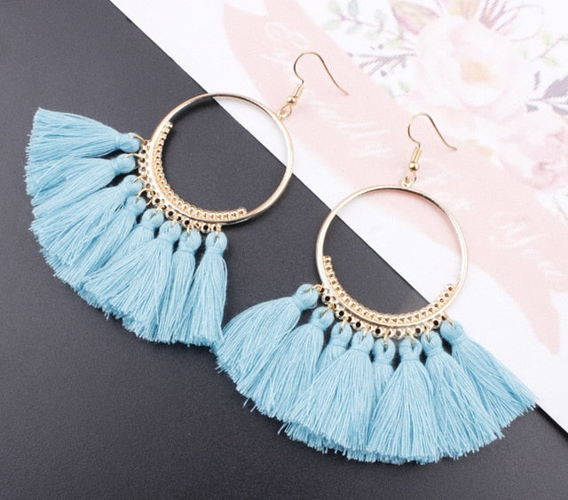 Ethnic Big Earrings - Bean Concept - Etsy
