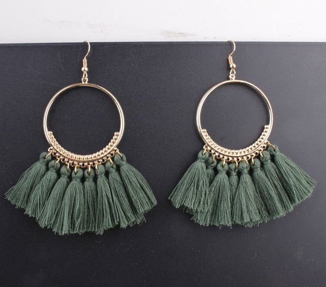 Ethnic Big Earrings - Bean Concept - Etsy