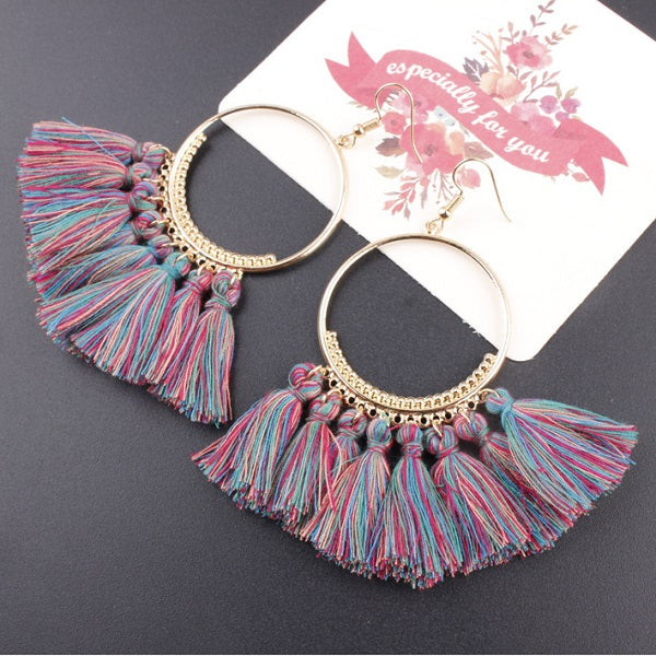 Ethnic Big Earrings - Bean Concept - Etsy