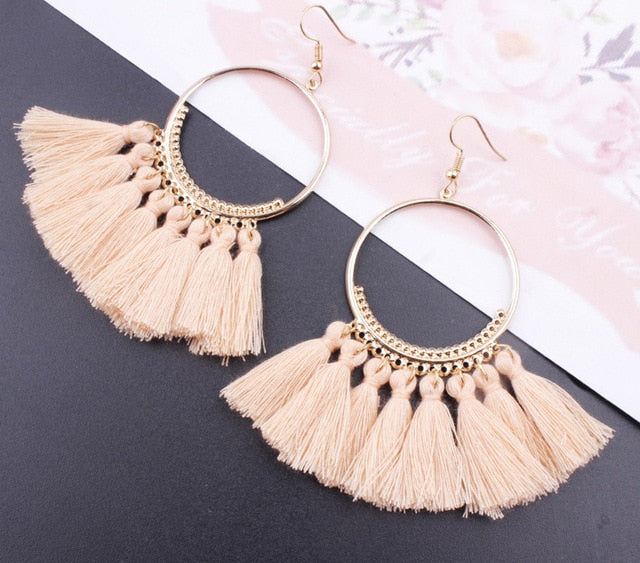 Ethnic Big Earrings - Bean Concept - Etsy