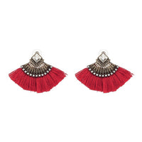 Bohemian Tassel Dangle Drop Earrings - Bean Concept - Etsy