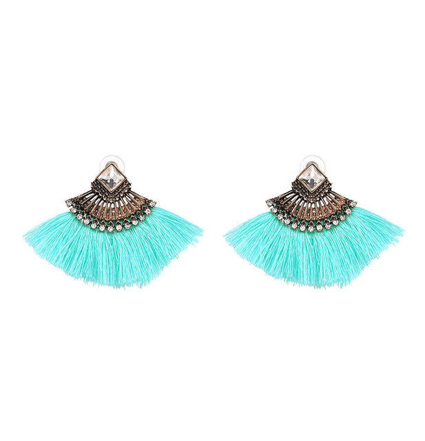 Bohemian Tassel Dangle Drop Earrings - Bean Concept - Etsy