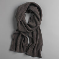 Long Solid Color Knitted Scarf - Bean Concept - Etsy