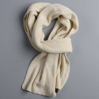 Long Solid Color Knitted Scarf - Bean Concept - Etsy
