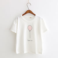 Dream Up Letter Balloon T Shirt - Bean Concept - Etsy