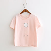 Dream Up Letter Balloon T Shirt - Bean Concept - Etsy