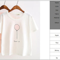 Dream Up Letter Balloon T Shirt - Bean Concept - Etsy