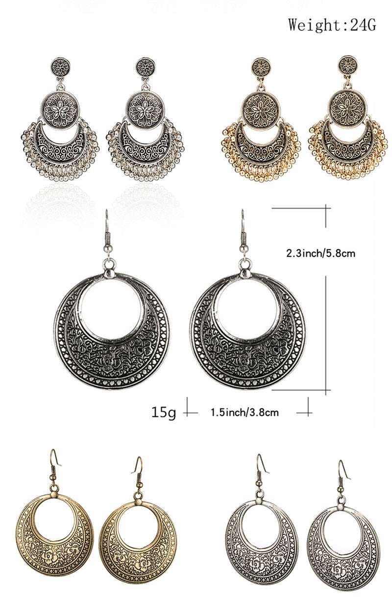 Ethnic Earrings - Bean Concept - Etsy