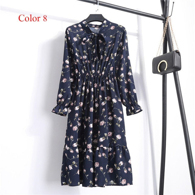 Flower Print Floral Bohemian Dress - Bean Concept - Etsy