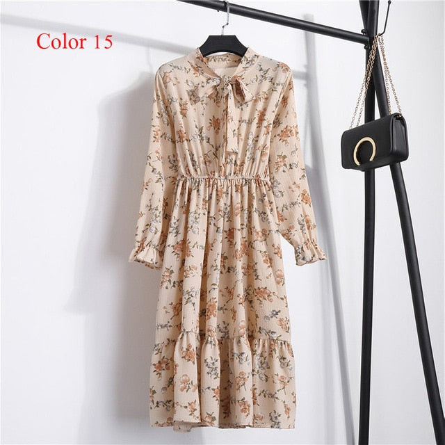 Flower Print Floral Bohemian Dress - Bean Concept - Etsy