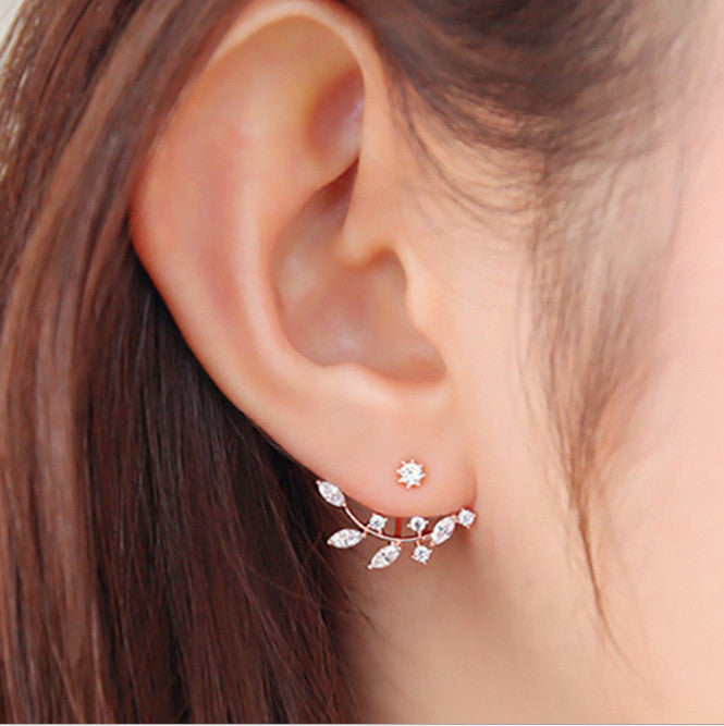 Leaf Earrings - Bean Concept - Etsy