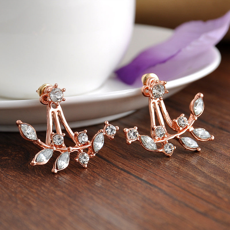 Leaf Earrings - Bean Concept - Etsy