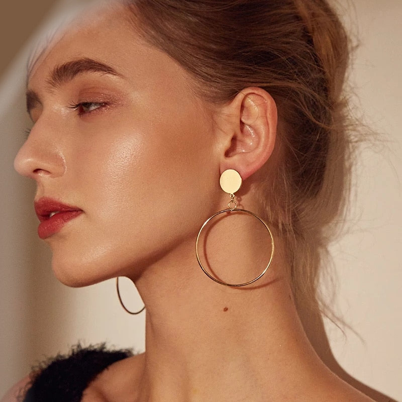 Circle Earrings - Bean Concept - Etsy