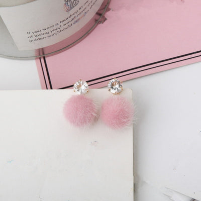 Crystal Knitting Ball Earrings - Bean Concept - Etsy