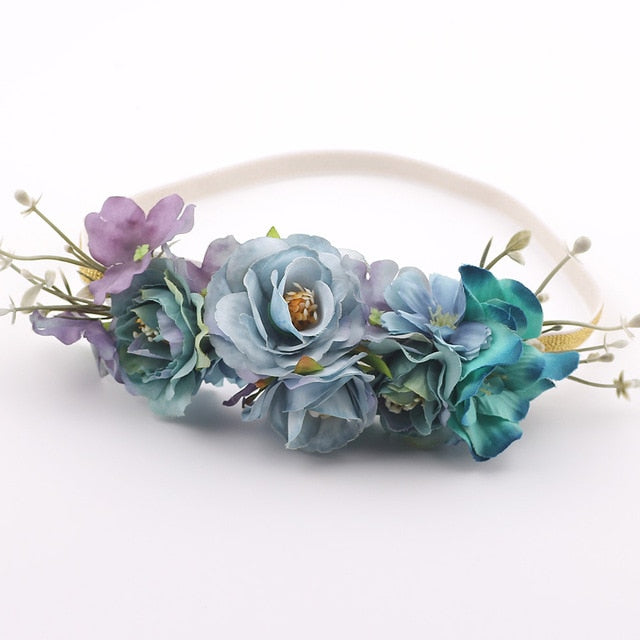 Bridal Wedding Flower Headband - Bean Concept - Etsy