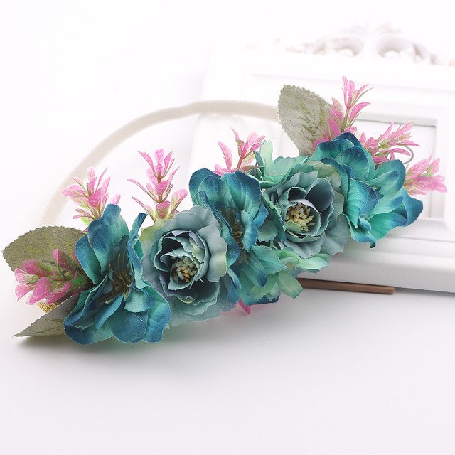 Bridal Wedding Flower Headband - Bean Concept - Etsy