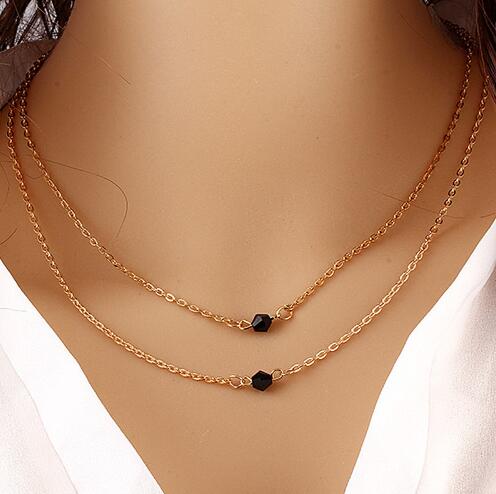 multi layer necklace - Bean Concept - Etsy