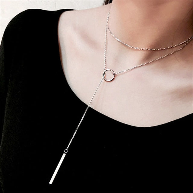 multi layer necklace - Bean Concept - Etsy