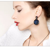 Round Vintage Earrings - Bean Concept - Etsy