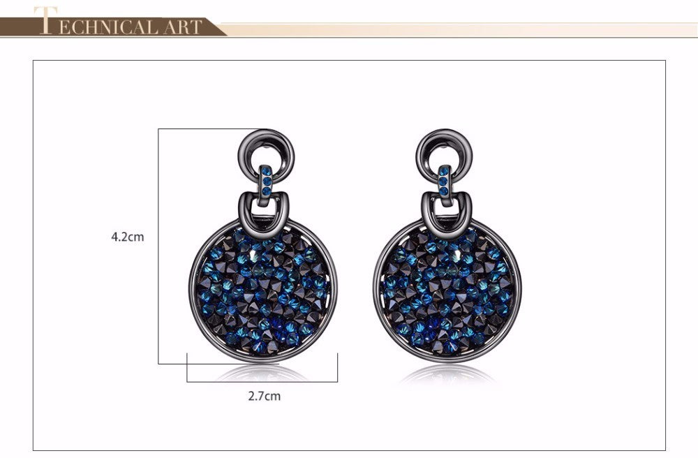 Round Vintage Earrings - Bean Concept - Etsy