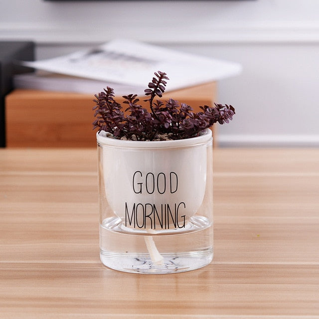 Automatic Watering Plant Pot - Bean Concept - Etsy