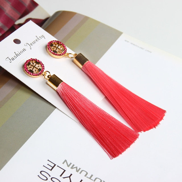 Bohemian Tassel Earrings - Bean Concept - Etsy
