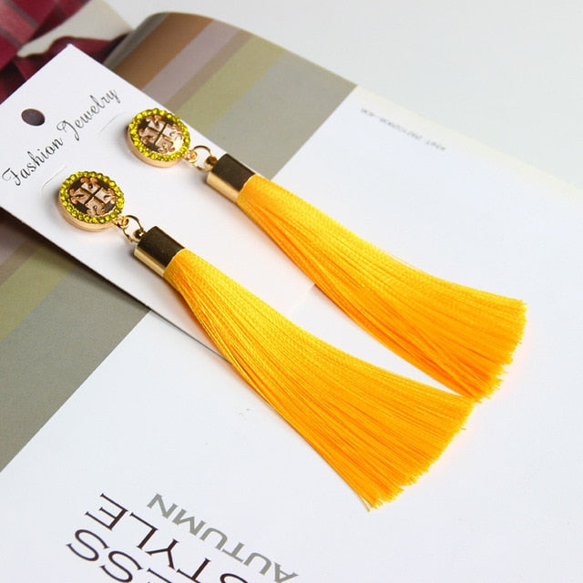 Bohemian Tassel Earrings - Bean Concept - Etsy