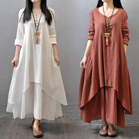 Cotton Linen Dress - Bean Concept - Etsy