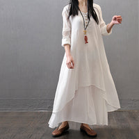 Cotton Linen Dress - Bean Concept - Etsy