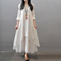 Cotton Linen Dress - Bean Concept - Etsy