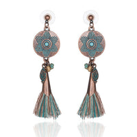 tassel long earrings - Bean Concept - Etsy
