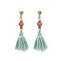 tassel long earrings - Bean Concept - Etsy