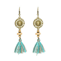 tassel long earrings - Bean Concept - Etsy