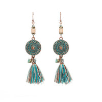 tassel long earrings - Bean Concept - Etsy