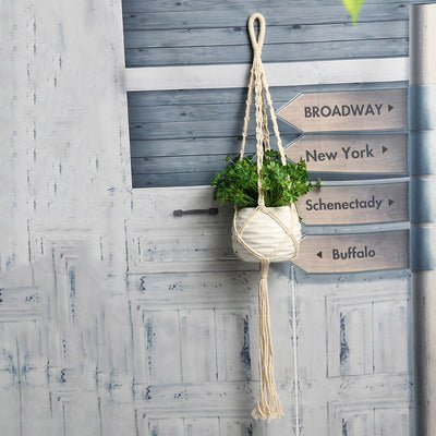 Flower Plant Pot Basket Holder - Bean Concept - Etsy