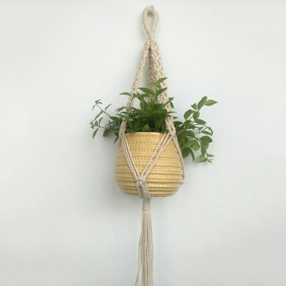 Flower Plant Pot Basket Holder - Bean Concept - Etsy
