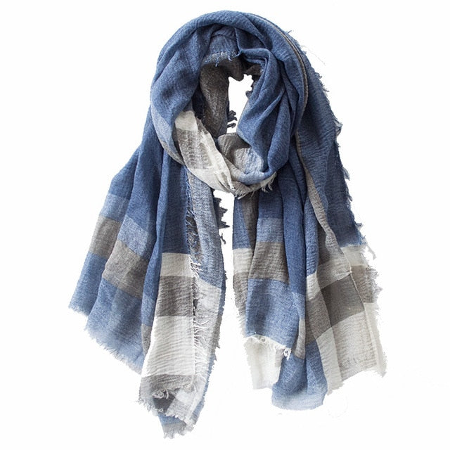 Plaid Scarf - Bean Concept - Etsy