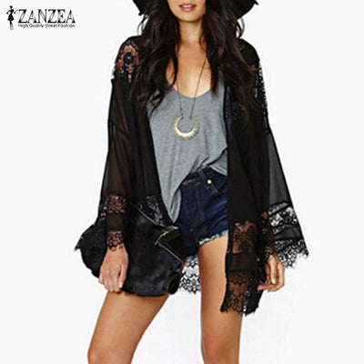Lace Crochet Kimono - Bean Concept - Etsy