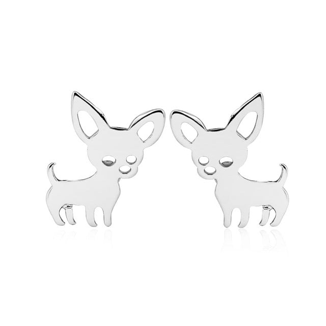 Shuangshuo Chihuahua Earrings for Women Cute Dog Earrings Love My Pet Jewelry Animal Earrings 2018 Statement Earrings Animal - Bean Concept - Etsy