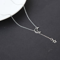 Moon Star Necklace - Bean Concept - Etsy